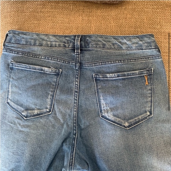 Excellent Preowned Condition Vintage America Blues Boho Cropped Jeans Size 6. - Picture 2 of 7
